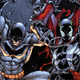 Brett Booth's variant cover to DC Comics' Batman/Spawn.